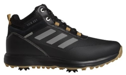 chaussures de golf S2G Mid mens leather black size 45 1/3