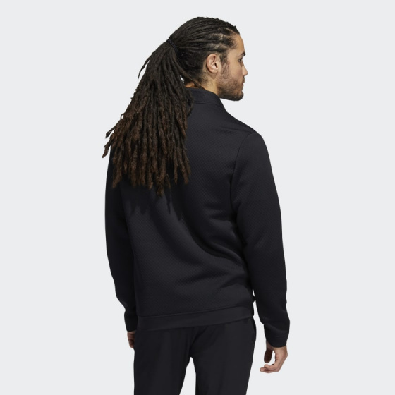 maillot de golf Primegreen polyester noir pour hommes taille XS