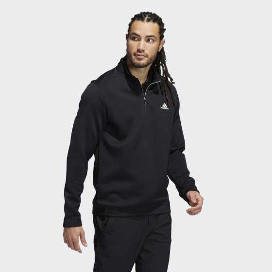 maillot de golf Primegreen polyester noir pour hommes taille XS