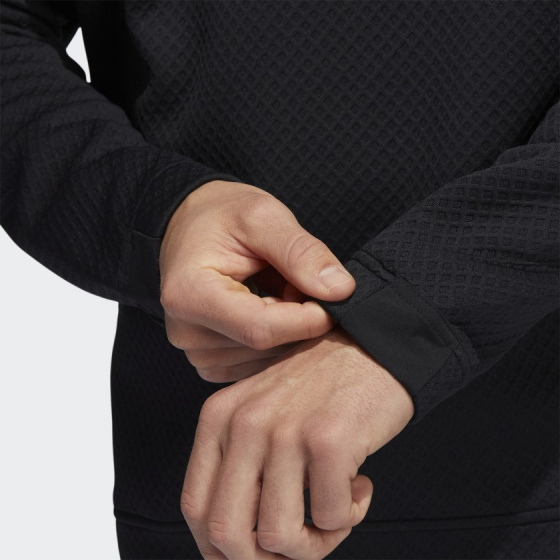 maillot de golf Primegreen polyester noir pour hommes taille XS