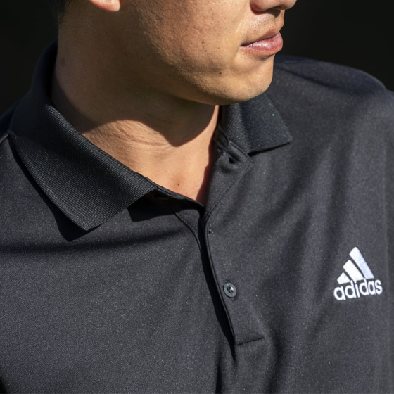 polo de golf performance noir taille L