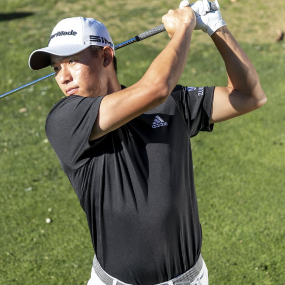 polo de golf performance noir taille L