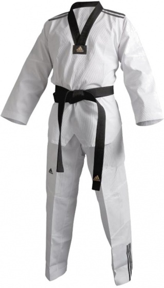 taekwondopak ADI-Club 3 Dobok mixte noir / blanc taille 140