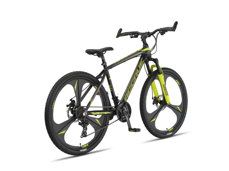 Altec Accrue MTB 27.5 Inch Unisex 21V Hydraulische schijfrem Zwart/Geel
