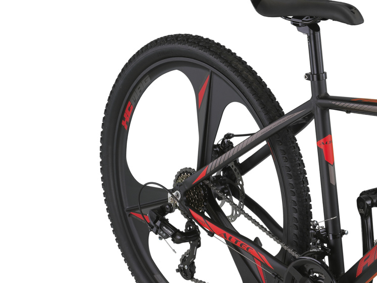 Altec Accrue MTB 27.5 Inch Unisex 21SP Mechanical disc brake Black/Red