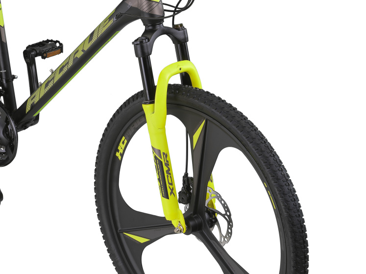 Altec Accrue MTB 27.5 Inch Unisex 21SP Mechanical disc brake Black/Yellow