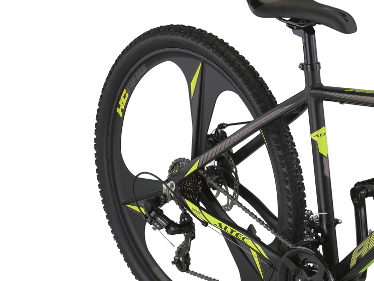Altec Accrue MTB 27.5 Inch Unisex 21SP Mechanical disc brake Black/Yellow