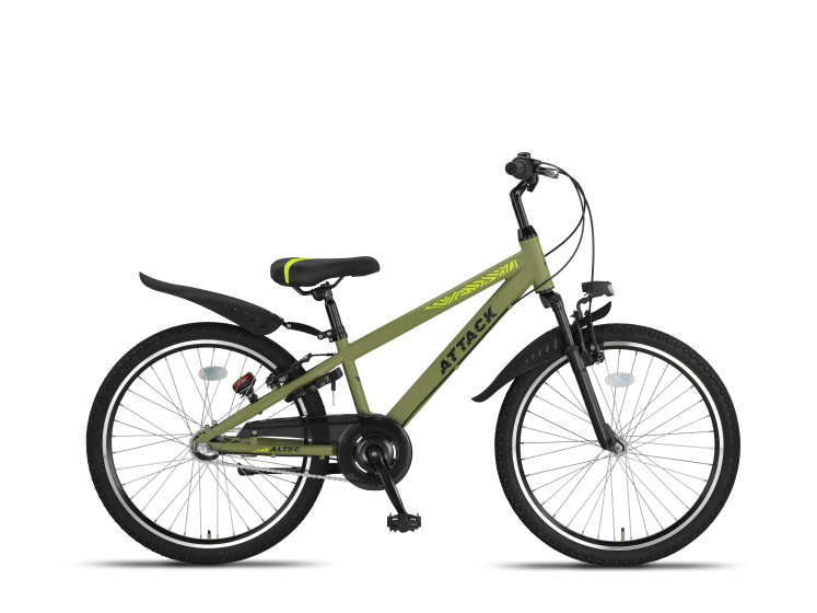 Altec Attack MTB 24 Zoll Junior 3G Felgenbremse Armeegrün