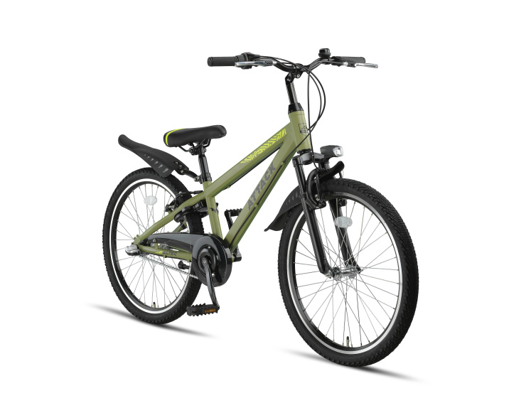 Altec Attack MTB 24 Zoll Junior 3G Felgenbremse Armeegrün