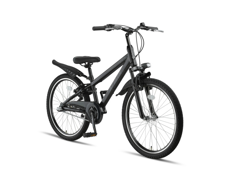 Altec Attack MTB 24 Zoll Junior 3G Felgenbremse Schwarz