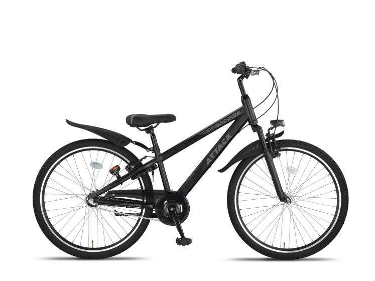 Altec Attack MTB 26 Zoll Junior 3G Felgenbremse Schwarz