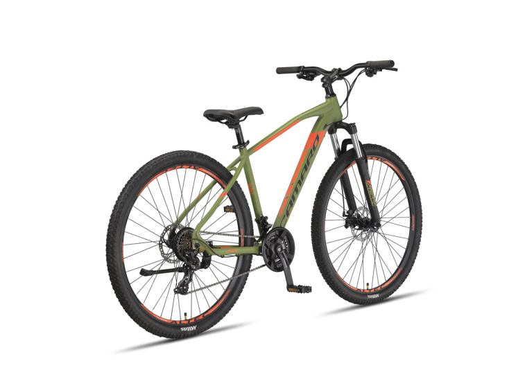 Altec Camaro MTB 27.5 Inch Unisex 21SP Mechanical disc brake Army Green/Red