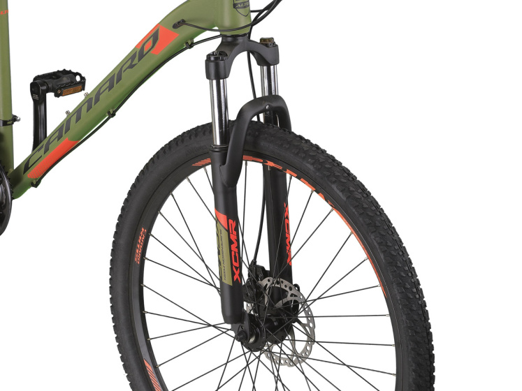 Altec Camaro MTB 27.5 Inch Unisex 21SP Mechanical disc brake Army Green/Red