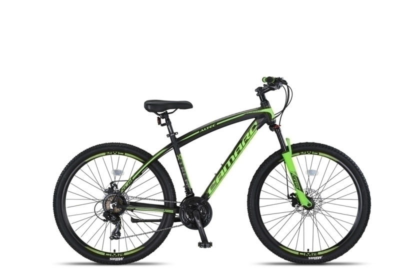 Altec Camaro MTB 27.5 Inch 45 cm Unisex 21V Mechanische schijfrem Zwart/Groen afbeelding