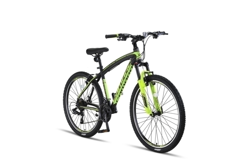 Altec Camaro MTB 27.5 Inch Unisex 21SP Rim Brakes Black/Lime