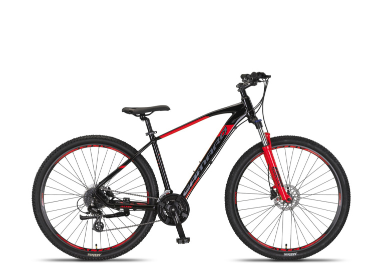 Altec Camaro MTB 27.5 Inch 45 cm Unisex 24V Hydraulische schijfrem Zwart/Rood afbeelding