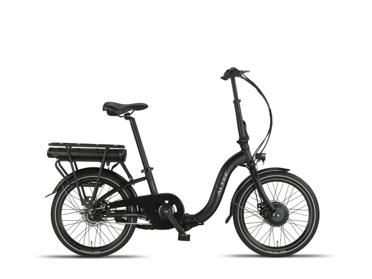 Altec Compact Vouwfiets 20 Inch 39 cm Unisex 7V Hydraulische schijfrem Matzwart afbeelding