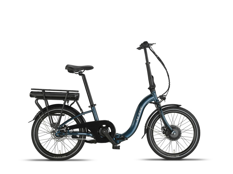 Altec Compact Vouwfiets 20 Inch 39 cm Unisex 7V Hydraulische schijfrem Petrolblauw afbeelding