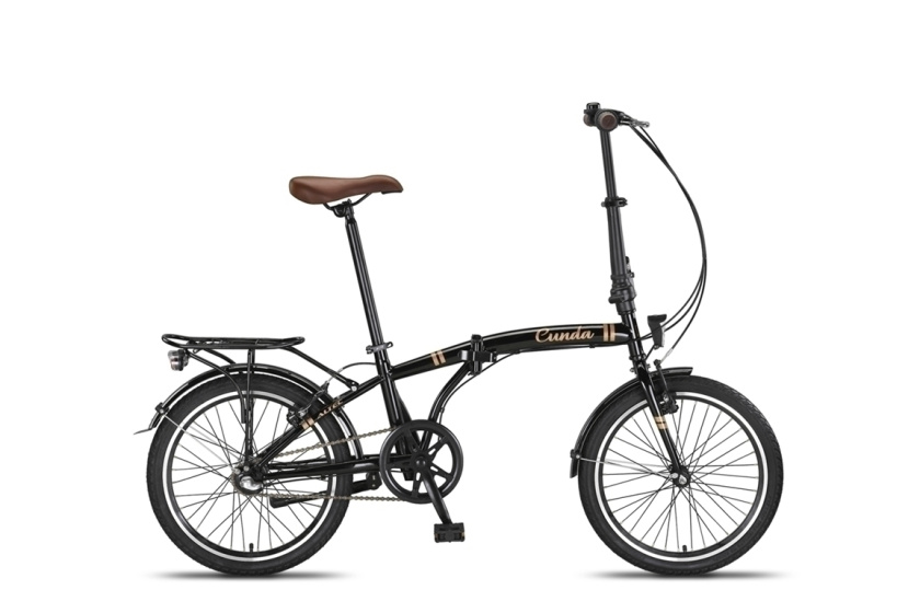 Altec Cunda 20 Inch Unisex 3V V-Brakes Zwart