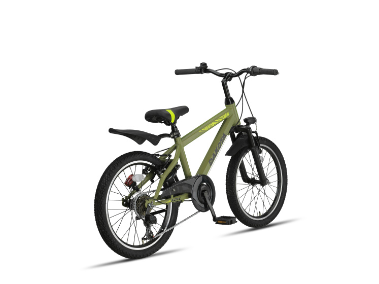 Altec Dakota MTB 20 Inch Junior 7SP Rim Brakes Army Green