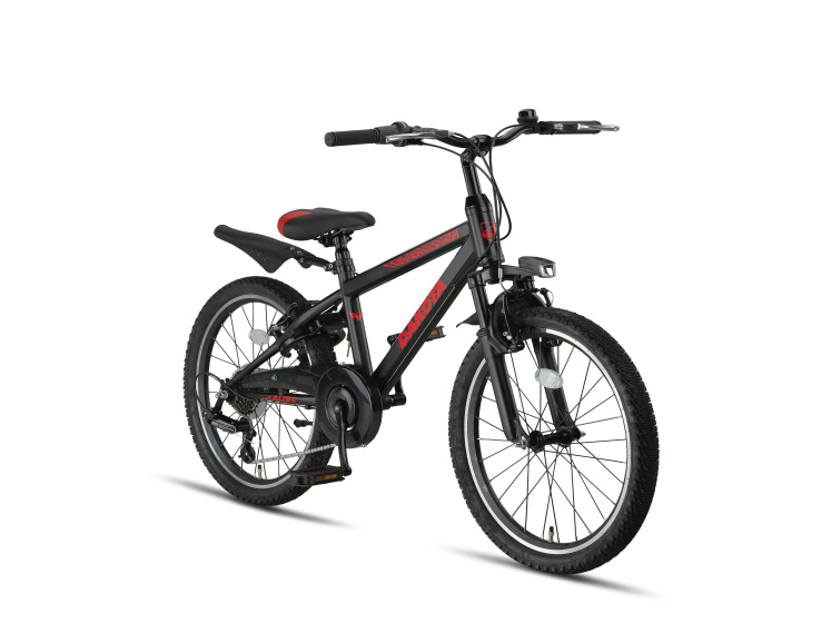 Altec Dakota MTB 22 Zoll Junior 7G Felgenbremse Schwarz