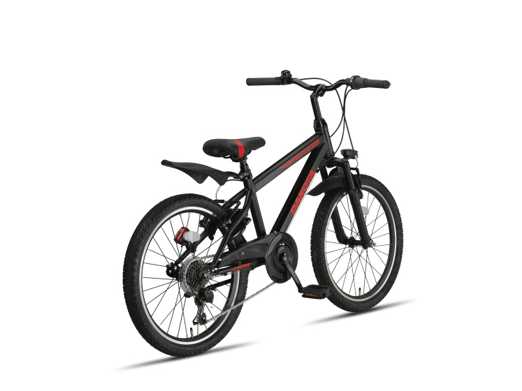 Altec Dakota MTB 22 Zoll Junior 7G Felgenbremse Schwarz