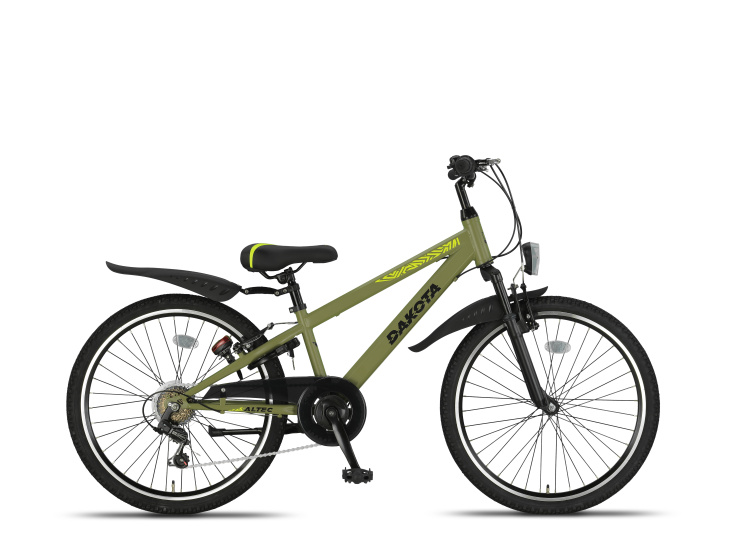 Altec Dakota MTB 24 Inch Junior 7V V-Brakes Legergroen
