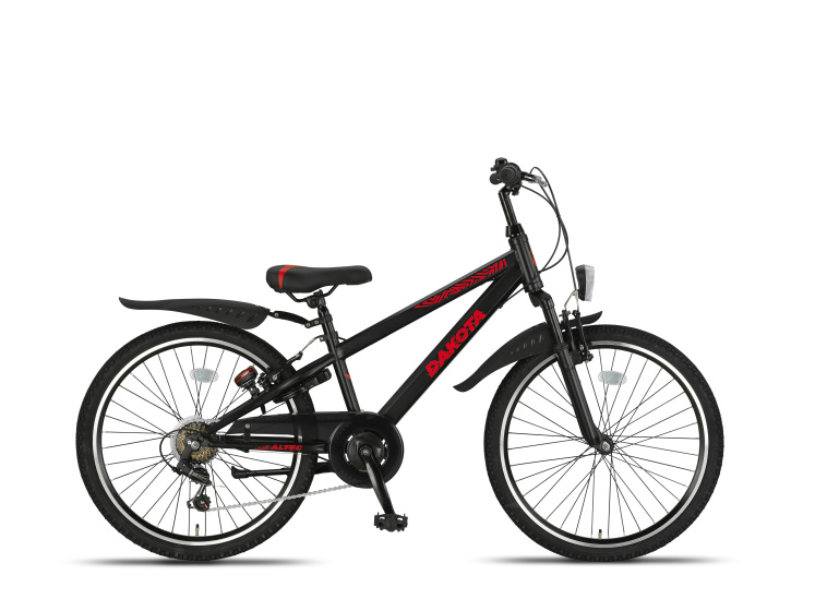Altec Dakota MTB 24 Zoll Junior 7G Felgenbremse Schwarz
