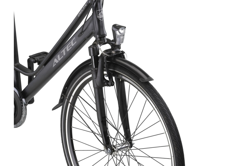 Altec Delta 28 Inch Dames 3V Rollerbrake Matzwart