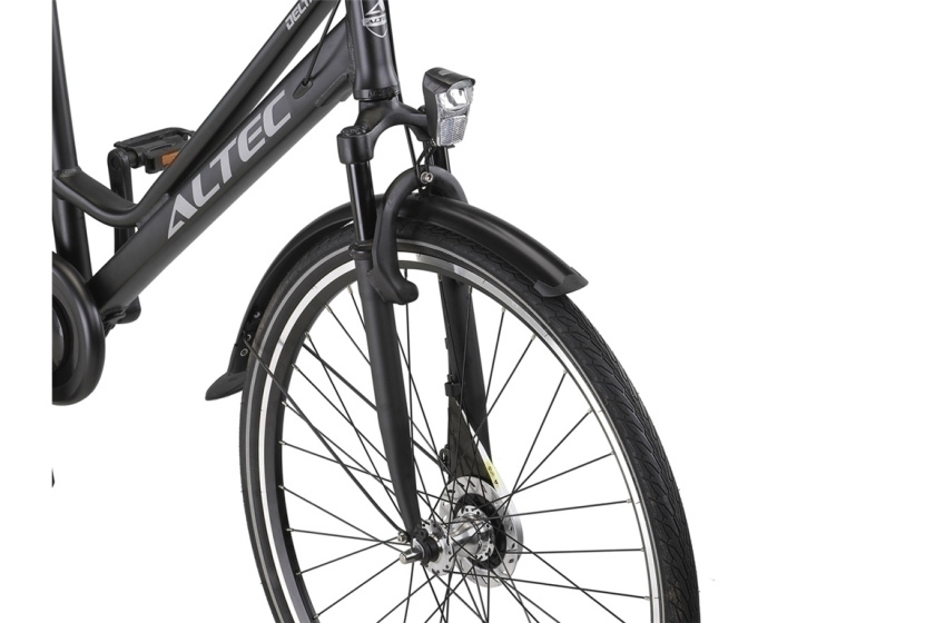 Altec Delta Plus 28 Inch Dames 3V Rollerbrake Matzwart