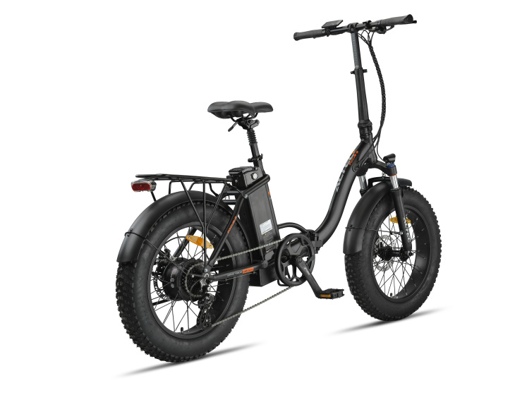 Altec Focus-S Fatbike Vouwfiets 20 Inch Unisex 8SP Coaster Brake Matte black