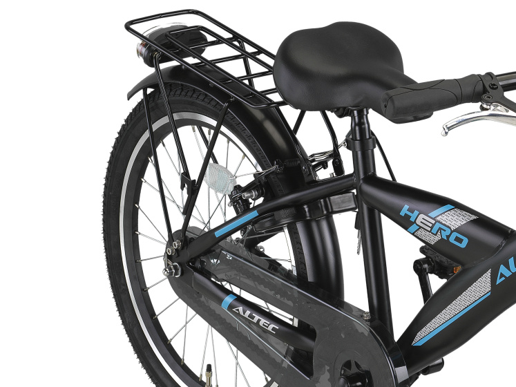 Altec Hero 20 Inch Jongens V-Brakes Zwart/Blauw