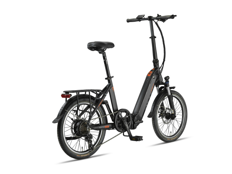 Altec Legend Vouwfiets 20 Zoll Unisex 7G Scheibenbremse Mattschwarz
