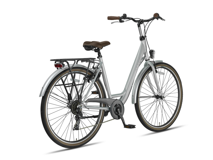 Altec Metro 28 Inch Dames 7V V-Brakes Zilvergrijs