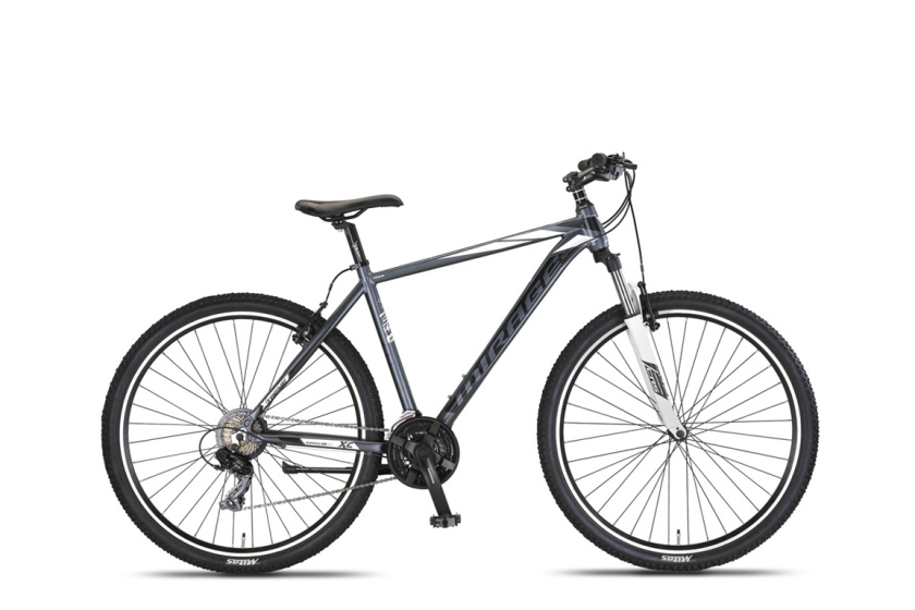 Umit Mirage Oversized MTB 27.5 Inch 50 cm Unisex 21V V Brakes Antraciet/Wit afbeelding