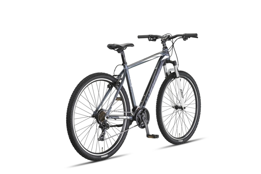 Umit Mirage Oversized MTB 27.5 Inch Unisex 21SP Rim Brakes Anthracite/White