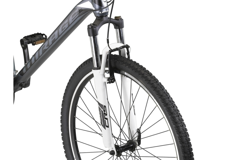 Umit Mirage Oversized MTB 27.5 Inch Unisex 21SP Rim Brakes Anthracite/White