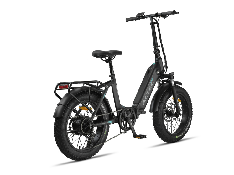 Altec Primera Fatbike Vouwfiets 20 Zoll Unisex 8G Scheibenbremse Mattschwarz
