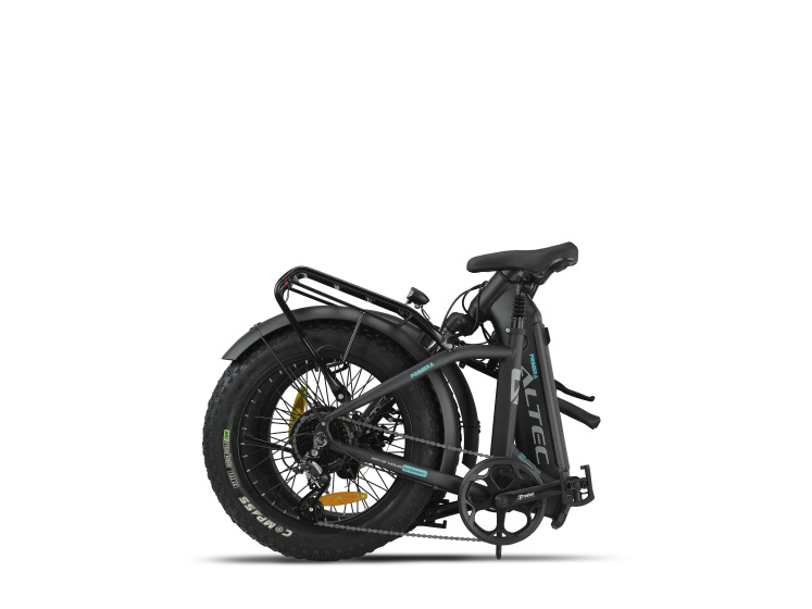Altec Primera Fatbike Vouwfiets 20 Zoll Unisex 8G Scheibenbremse Mattschwarz