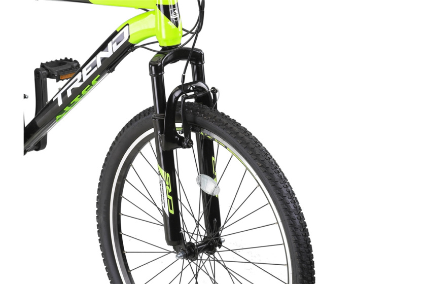 Altec Trend MTB 27.5 Inch Junior 21SP Rim Brakes Black/Lime