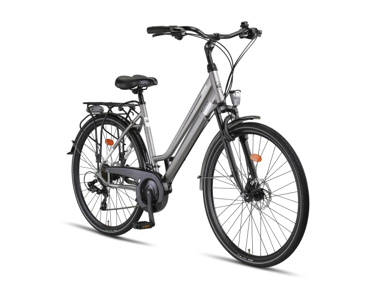 Altec Ventura Trekking 28 Inch Dames 21V Mechanische schijfrem Zilver