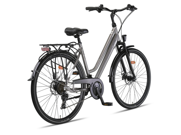 Altec Ventura Trekking 28 Inch Dames 21V Mechanische schijfrem Zilver
