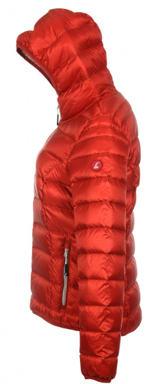 veste en duvet Belfast femmes nylon rouge/gris taille S