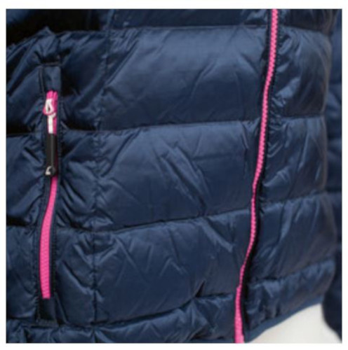 Alvivo outdoorjas Aberdeen dames nylon blauw/roze