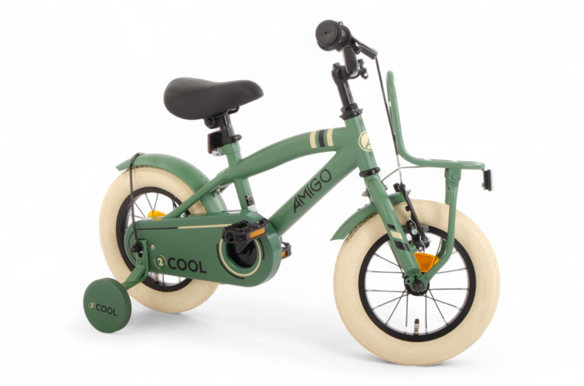 AMIGO 2Cool 12 Inch Boys Coaster Brake Green