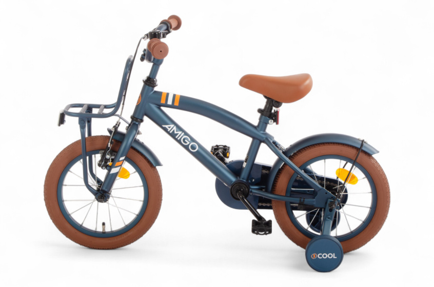 AMIGO 2Cool 14 Inch Boys Coaster Brake Blue