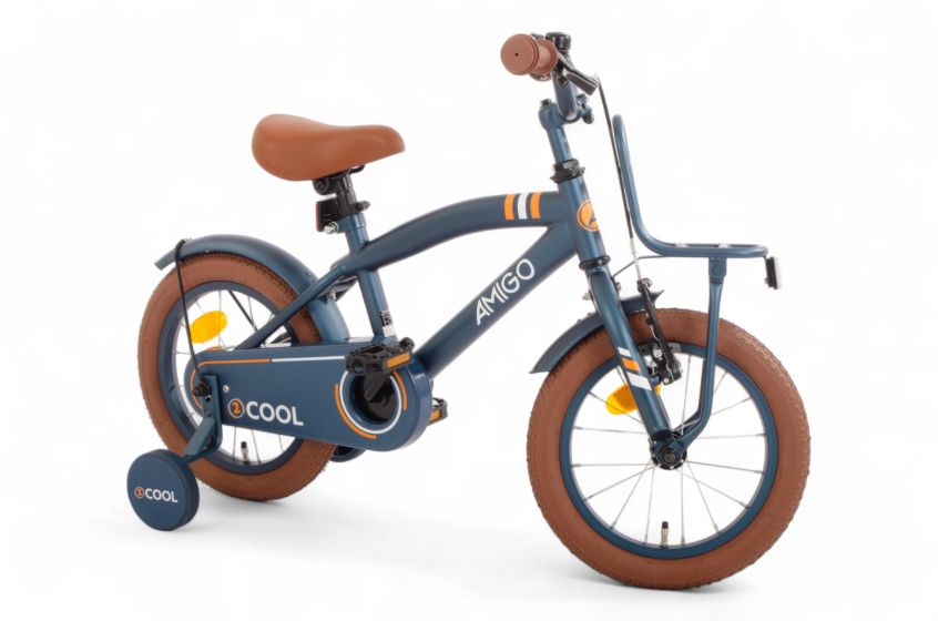 AMIGO 2Cool 14 Inch Boys Coaster Brake Blue