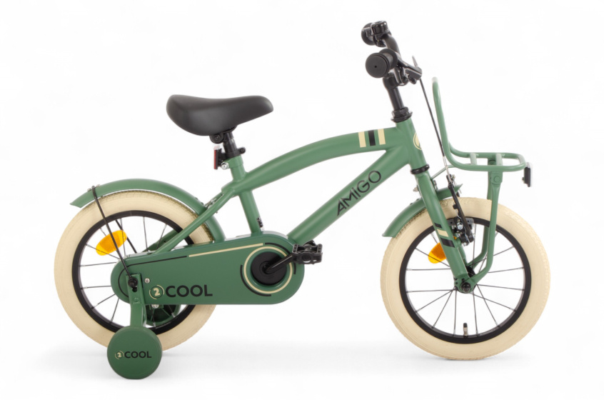 AMIGO 2Cool 14 Inch Boys Coaster Brake Green