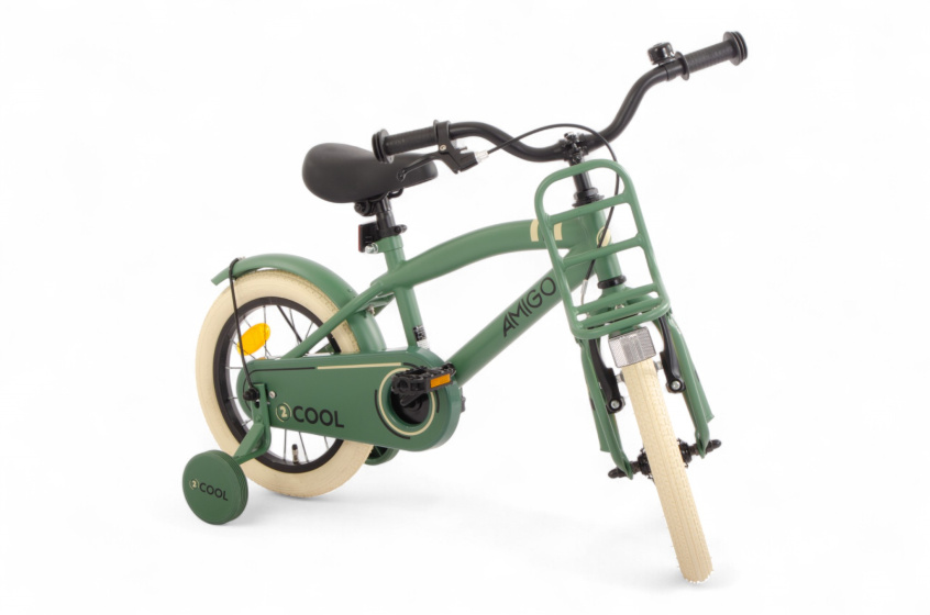 AMIGO 2Cool 14 Inch Boys Coaster Brake Green