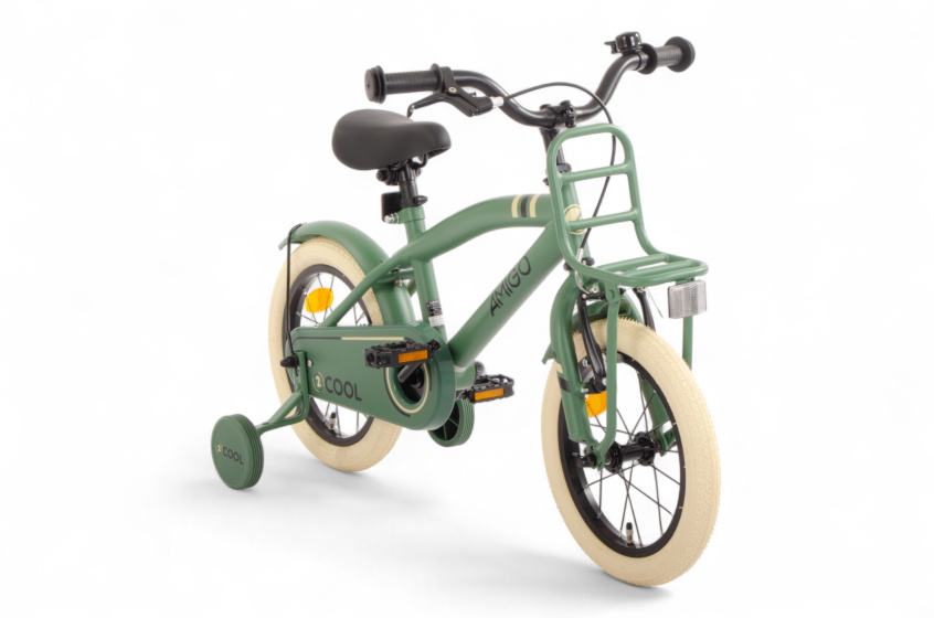 AMIGO 2Cool 14 Inch Boys Coaster Brake Green